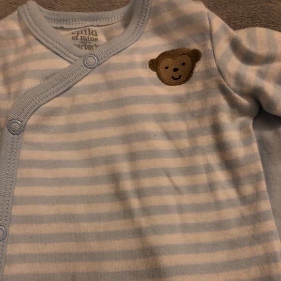 Carter’s Long Sleeve Monkey Set - Picture 2 of 4